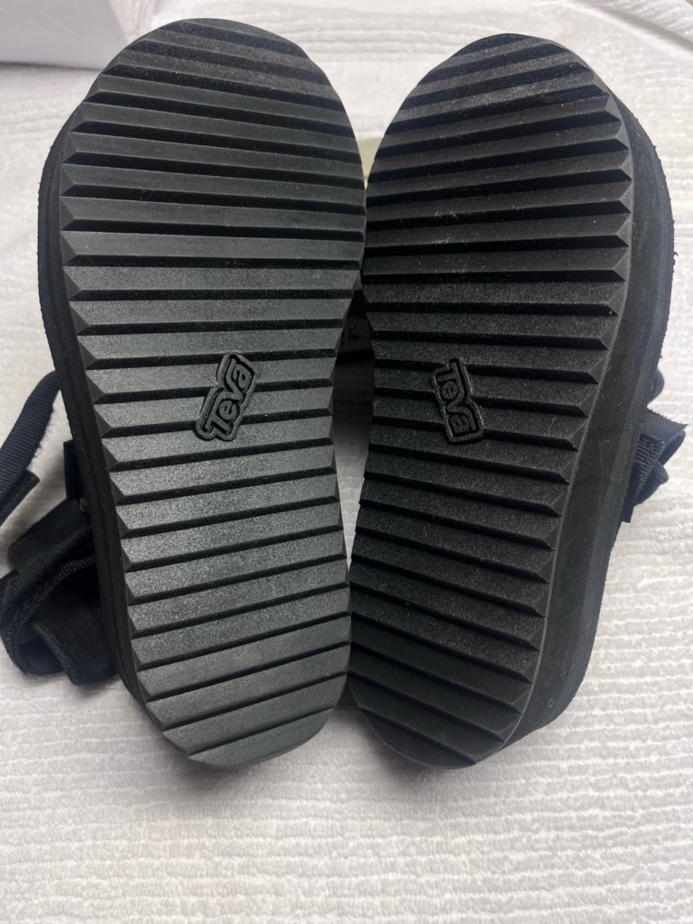 Teva New Women's 6 Flatform Mevia Black Platform Sport Strappy Sandals - Picture 8 of 8